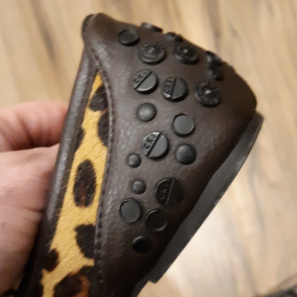 Calvin Klein Jean's Leopard Print Haircalf Robin Ballet Flats. - Picture 4 of 6